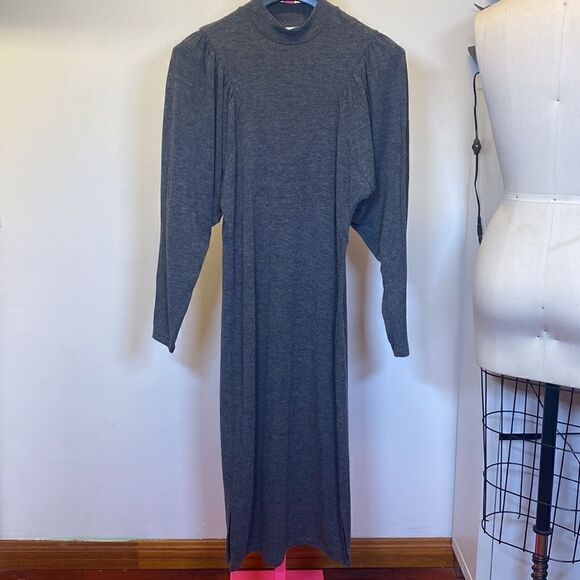 Rochie Mamalicious grey maternity  dress - Picture 4 of 6